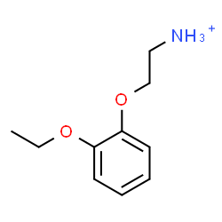 ChemSpider 2D Image | 2-(2-Ethoxyphenoxy)ethanaminium | C10H16NO2