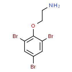 ChemSpider 2D Image | 2-(2,4,6-Tribromophenoxy)ethanamine | C8H8Br3NO
