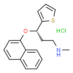 ChemSpider 2D Image | (S)-duloxetine hydrochloride | C18H20ClNOS
