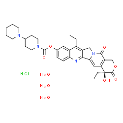 ChemSpider 2D Image | Irinotecan HCl Trihydrate | C33H45ClN4O9