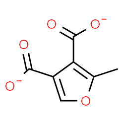ChemSpider 2D Image | 2-Methyl-3,4-furandicarboxylate | C7H4O5
