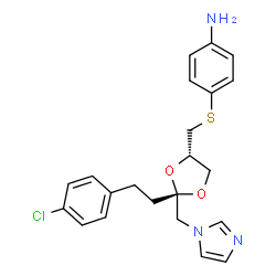 ChemSpider 2D Image | azalanstat | C22H24ClN3O2S