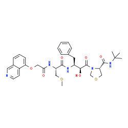 ChemSpider 2D Image | kynostatin 272 | C33H41N5O6S2