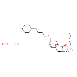 ChemSpider 2D Image | Tirofiban hydrochloride | C22H39ClN2O6S