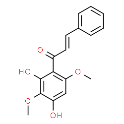 ChemSpider 2D Image | 2',4'-Dihydroxy-3',6'-dimethoxychalcone | C17H16O5