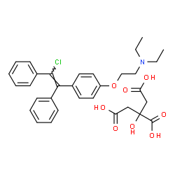ChemSpider 2D Image | Fertyl | C32H36ClNO8