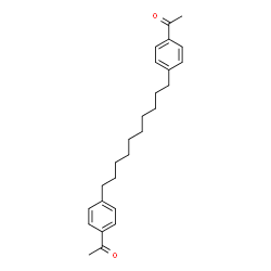 ChemSpider 2D Image | 1,10-bis(4-acetylphenyl)decane | C26H34O2
