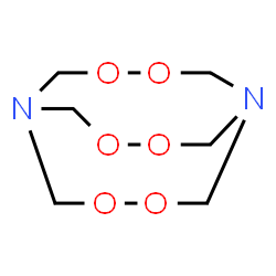 ChemSpider 2D Image | hexamethylene triperoxide diamine | C6H12N2O6