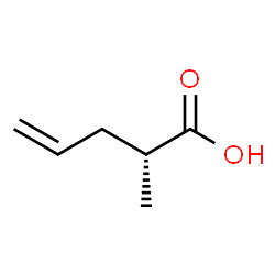 ChemSpider 2D Image | (2R)-2-Methyl-4-pentenoic acid | C6H10O2