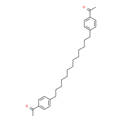 ChemSpider 2D Image | 1,13-Bis(4-acetylphenyl)tridecane | C29H40O2