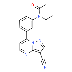 ChemSpider 2D Image | Zaleplon | C17H15N5O