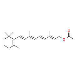 ChemSpider 2D Image | Retinyl acetate | C22H32O2
