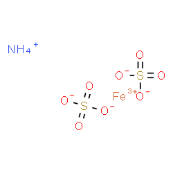 ChemSpider 2D Image | Ammonium iron(III) sulfate | H4FeNO8S2
