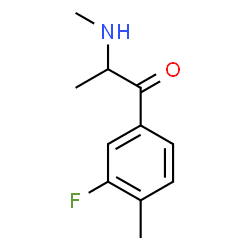 ChemSpider 2D Image | 1-(3-Fluoro-4-methylphenyl)-2-(methylamino)-1-propanone | C11H14FNO