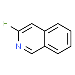 ChemSpider 2D Image | 3-Fluoroisoquinoline | C9H6FN