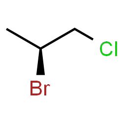 ChemSpider 2D Image | (2S)-2-Bromo-1-chloropropane | C3H6BrCl
