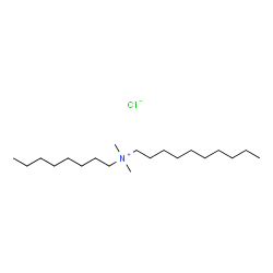 ChemSpider 2D Image | Octyl decyl dimethyl ammonium chloride | C20H44ClN
