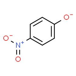 ChemSpider 2D Image | 4-nitrophenolate anion | C6H4NO3