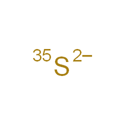 ChemSpider 2D Image | (~35~S)Sulfide | 35S