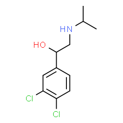 ChemSpider 2D Image | dichloroisoprenaline | C11H15Cl2NO