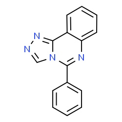 ChemSpider 2D Image | 5-Phenyl[1,2,4]triazolo[4,3-c]quinazoline | C15H10N4