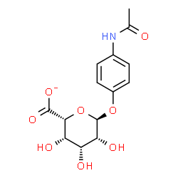 ChemSpider 2D Image | 4-Acetamidophenyl alpha-L-talopyranosiduronate | C14H16NO8