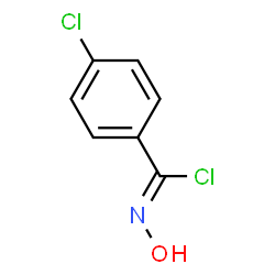 ChemSpider 2D Image | 4-Chloro-N-hydroxybenzenecarboximidoyl chloride | C7H5Cl2NO