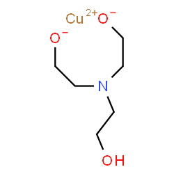 ChemSpider 2D Image | CUPRIC TRIETHANOLAMINE | C6H13CuNO3