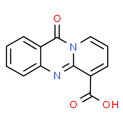 ChemSpider 2D Image | 11-oxopyrido[2,1-b]quinazoline-6-carboxylic acid | C13H8N2O3