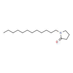 ChemSpider 2D Image | 1-Dodecyl-2-pyrrolidinone | C16H31NO