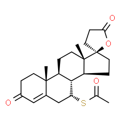 ChemSpider 2D Image | spironolactone | C24H32O4S