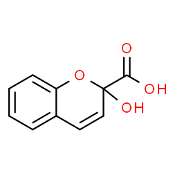 ChemSpider 2D Image | 2-hydroxychromene-2-carboxylic acid | C10H8O4