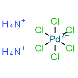 ChemSpider 2D Image | Palladium(IV)-ammonium chloride | H8Cl6N2Pd