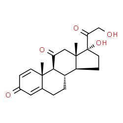ChemSpider 2D Image | Prednisone | C21H26O5