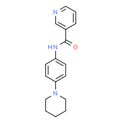 ChemSpider 2D Image | N-[4-(1-Piperidinyl)phenyl]nicotinamide | C17H19N3O