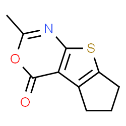 ChemSpider 2D Image | 6-Methyl-2,3-dihydro-1H-5-oxa-8-thia-7-aza-cyclopenta[a]inden-4-one | C10H9NO2S