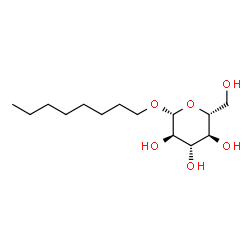ChemSpider 2D Image | Octyl beta-D-glucopyranoside | C14H28O6