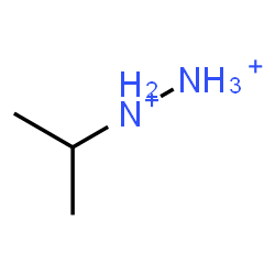 ChemSpider 2D Image | Isopropyldiazanediium | C3H12N2