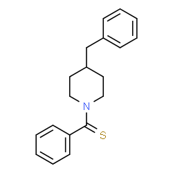 ChemSpider 2D Image | (4-Benzyl-1-piperidinyl)(phenyl)methanethione | C19H21NS