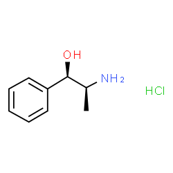ChemSpider 2D Image | Phenylpropanolamine hydrochloride | C9H14ClNO