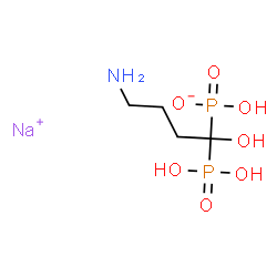 ChemSpider 2D Image | Alendronate sodium | C4H12NNaO7P2