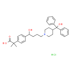 ChemSpider 2D Image | Fexofenadine hydrochloride | C32H40ClNO4