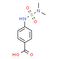 ChemSpider 2D Image | 4-[(Dimethylsulfamoyl)amino]benzoic acid | C9H12N2O4S