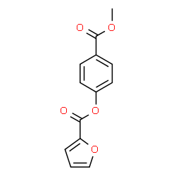 ChemSpider 2D Image | 4-(Methoxycarbonyl)phenyl 2-furoate | C13H10O5