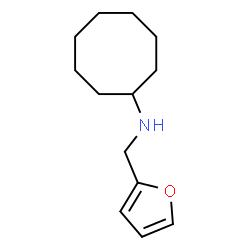 ChemSpider 2D Image | N-(2-Furylmethyl)cyclooctanamine | C13H21NO