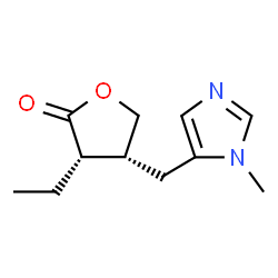 ChemSpider 2D Image | Pilocarpine | C11H16N2O2