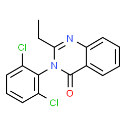 ChemSpider 2D Image | cloroqualone | C16H12Cl2N2O