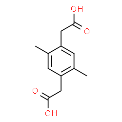 ChemSpider 2D Image | 2,2'-(2,5-Dimethyl-1,4-phenylene)diacetic acid | C12H14O4