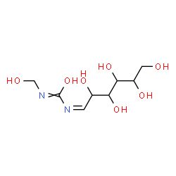 ChemSpider 2D Image | N'-(Hydroxymethyl)-N-[(1Z)-2,3,4,5,6-pentahydroxyhexylidene]carbamimidic acid (non-preferred name) | C8H16N2O7