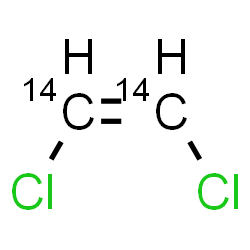 ChemSpider 2D Image | (Z)-1,2-Dichloro(~14~C_2_)ethene | 14C2H2Cl2